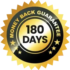180-day Vision Hero money-back guarantee