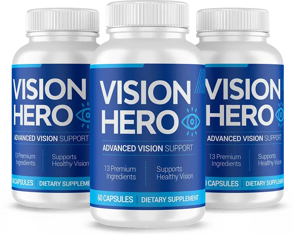 Vision Hero three bottle package